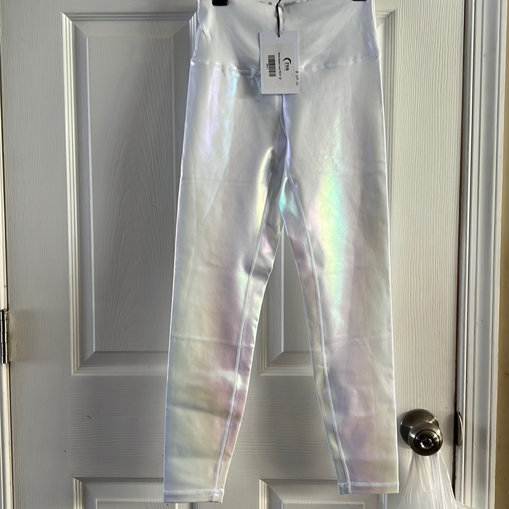 White unicorn leggings zyia active